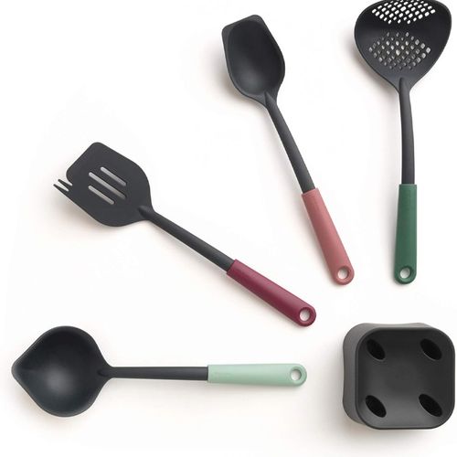 Brabantia Kitchen Ustensiles Set Plus Stand