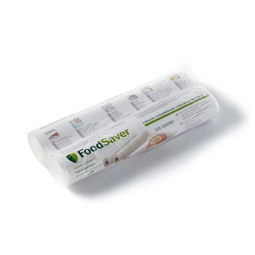 2 rouleaux de sacs (28 cm x 5,5 m)