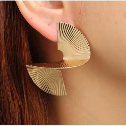 Boucles D'oreilles Torsadées en Spirale