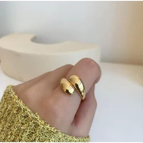 Bague Ouverte Plaquée Or