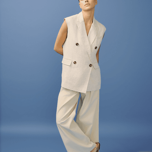 Gilet en lin