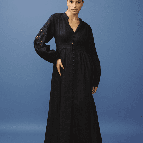 Robe bleue marine