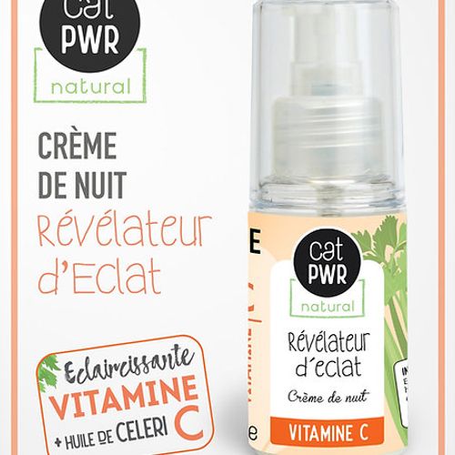 Revelateur D’eclat Crème de Nuit Anti-Tache à la Vitamine C
