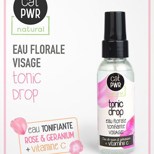 Tonic Drop Brume Visage Tonifiante à l'eau de Rose & Vitamine C