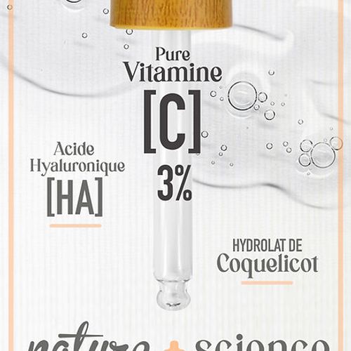 Booster Declat Sérum de Jour à la VitamineE C pure [3%] + HA