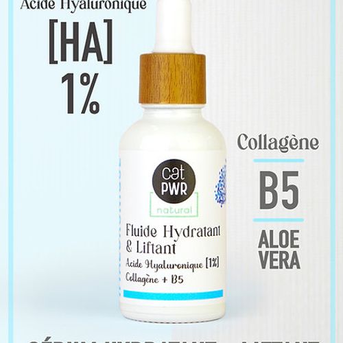 Fluide Hydratant & Liftant Sérum de Jour à lAcide Hyaluronique [1%]