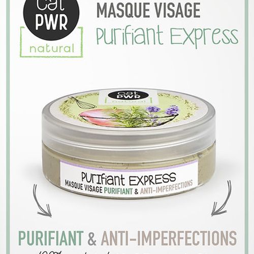 Purifiant Expresss Masque Visage Peau Mixte à Grasse Boutons + Acné