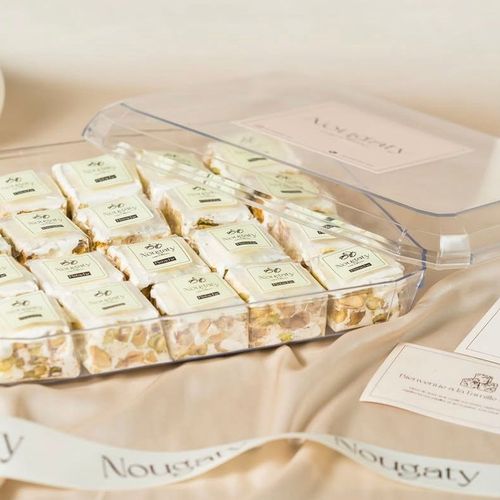 Coffret Nougat Pistache – 24 pièces