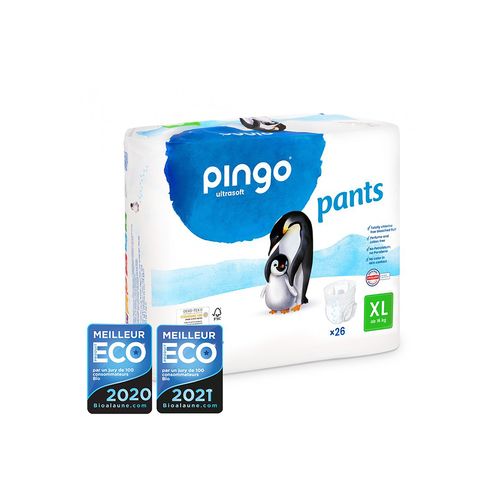 حفاضات Pingo للتدريب XL الحجم 6 (16 كجم وما فوق) - عبوة تحتوي على 26 حفاضة