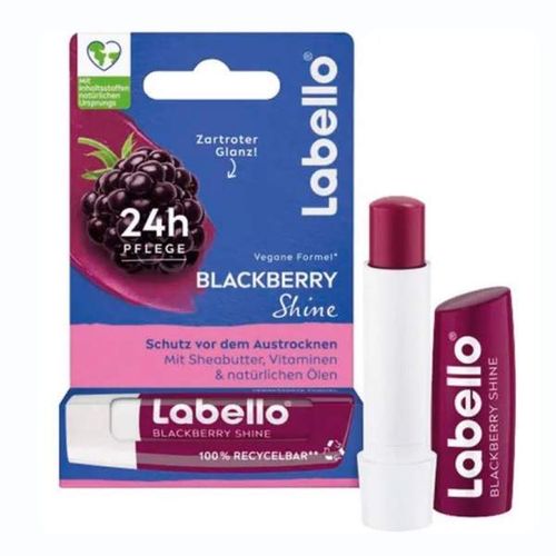 Labello Baume à Lèvres Blackberry Shine - Soin des Lèvres Hydratation 24h