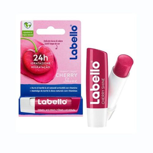 Labello Baume à Lèvres Cherry Shine - Soin des Lèvres Hydratation 24h