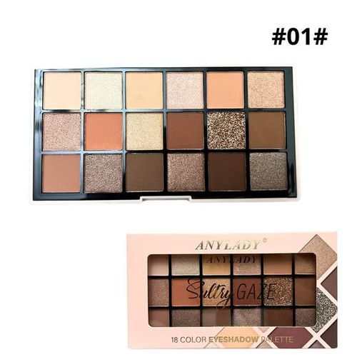 Palette de Fards à Paupières avec des Teintes Roses Pale 01