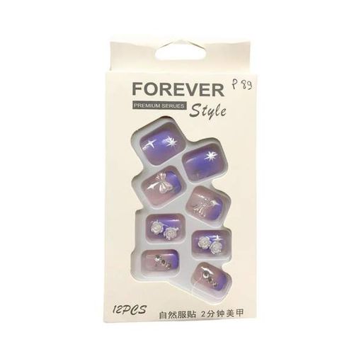 12 Faux Ongles des Orteils P89