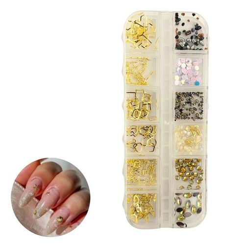 Décorations D'ongles en Strass D-10
