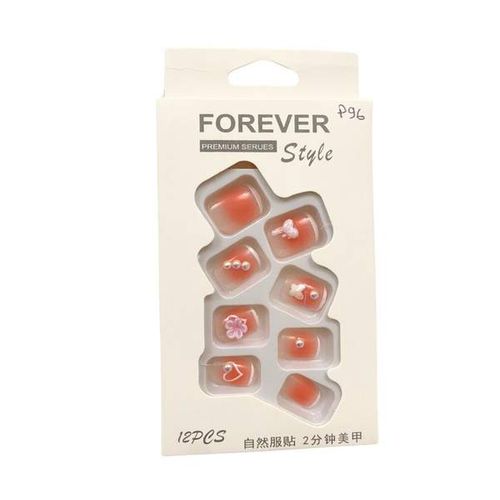 12 Faux Ongles des Orteils P96