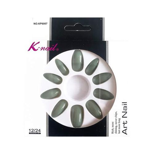 Boîte de 12 Faux Ongles Kaki A-02