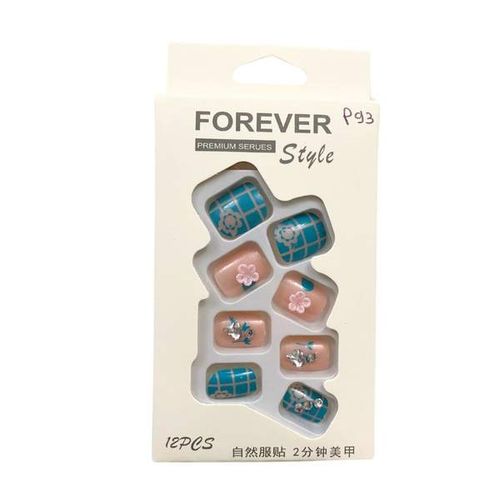 12 Faux Ongles des Orteils P93