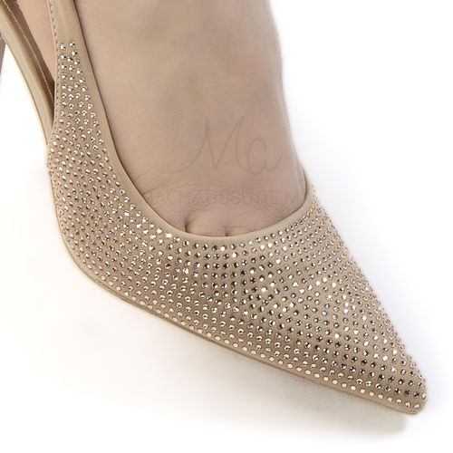 Glam – Escarpin À Talon En Beige