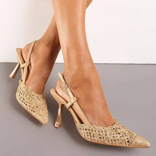 Nacre - Escarpins Femmes En Kaki