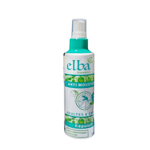 Elba - Anti Moustique Répulsif Naturel Adultes et Enfants - 100 Ml