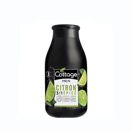 Shampoing Douche Hommes 3 en 1 Citron Épicé