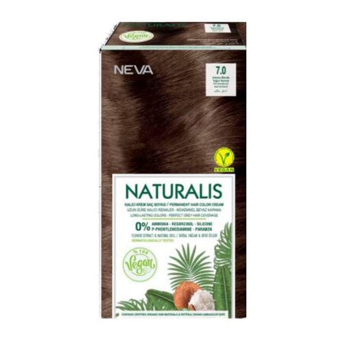 Neva Naturalis Hair Color Cream Set - 7.0 - Intense Blonde
