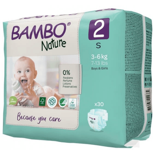 Nature 2 Couches Taille 2 S 3-6kg 30 Unités