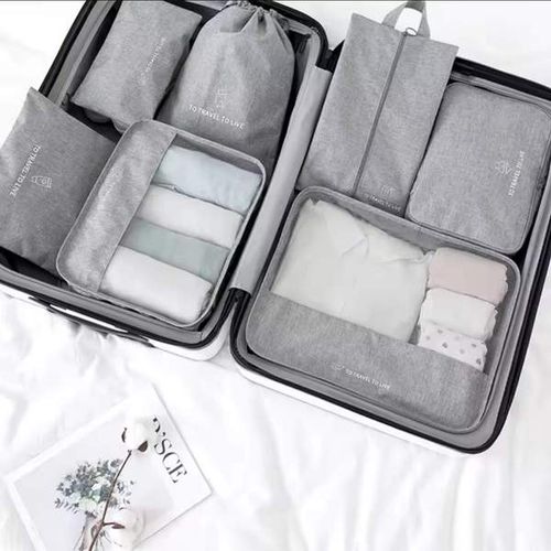 Set de Rangement de Valise to Travel to Live 7 Pieces
