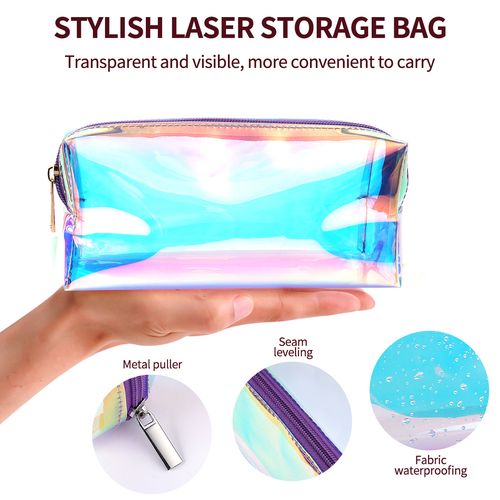 18 Pieces Makeup Brush+holographic Bag-k
