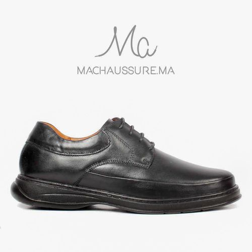 Ultra Confort 100% En Cuir - Noir