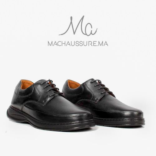 Ultra Confort 100% En Cuir - Noir
