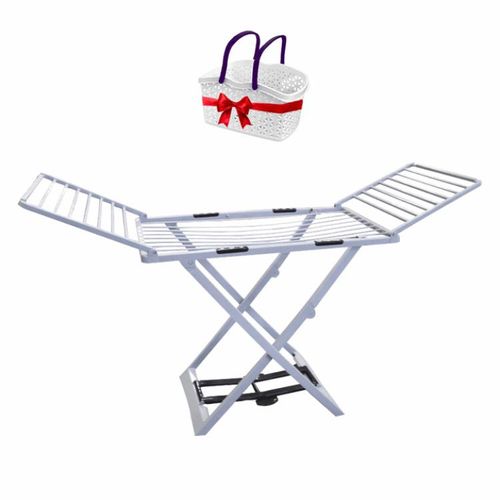Étendoir en Plastique + Panier à Pinces 