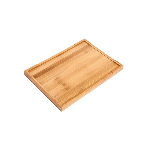 Ensemble de 2 Plateau Bambou Rectangulaire Pour Présentation et Services