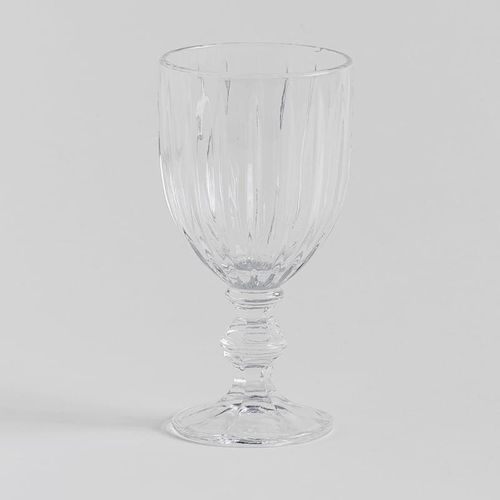 Set De 6 Verres à Pied Transparent  Cristal