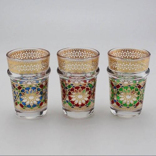 Set de 12 Verre à thé – Ensemble élégant de 12 pièces Cristal Zaman