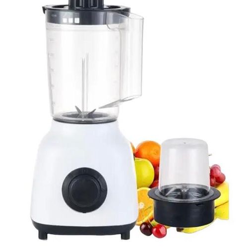 Blender 2 EN 1 Bol en Plastique 2 en 1 ,avec Moulin a Café Épices Capacité 1,5L
