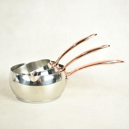 Set de 3 Casseroles Stainless Steel