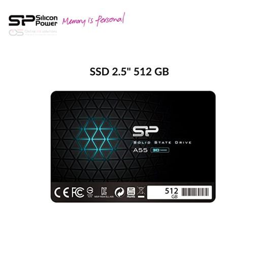 Disque Dur SSD 512 GB 2.5 Interne A55 SATA III 6GB/S