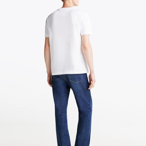 Flag Embroidery Crew Neck T-shirt