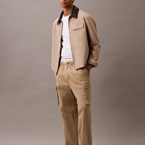 Pantalon Cargo Droit en Coton