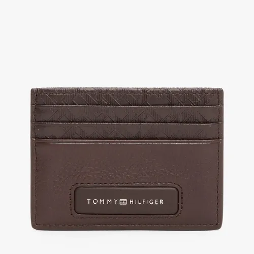 Porte-cartes Th Monogram en Cuir
