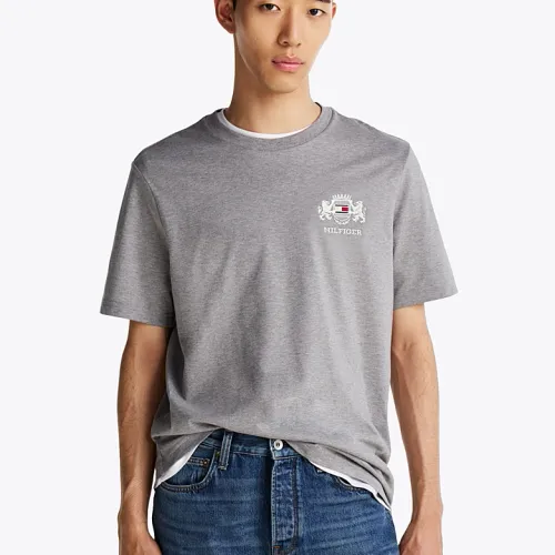 T-shirt à Logo Brodé