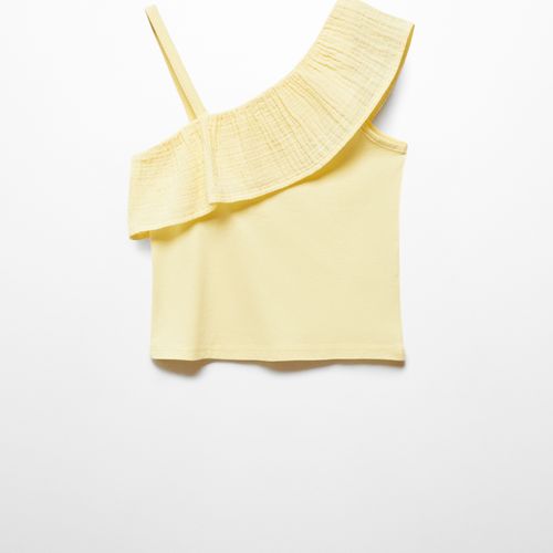 T-shirt Asymétrique Volanté