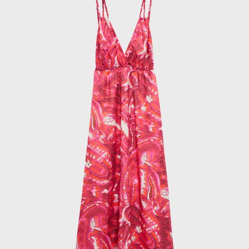 Robe Imprimée Double Bretelle