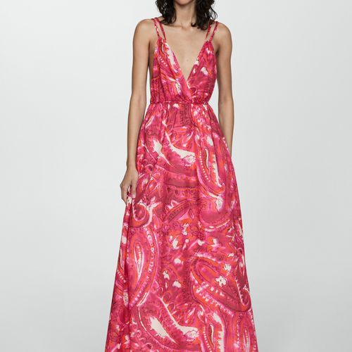 Robe Imprimée Double Bretelle