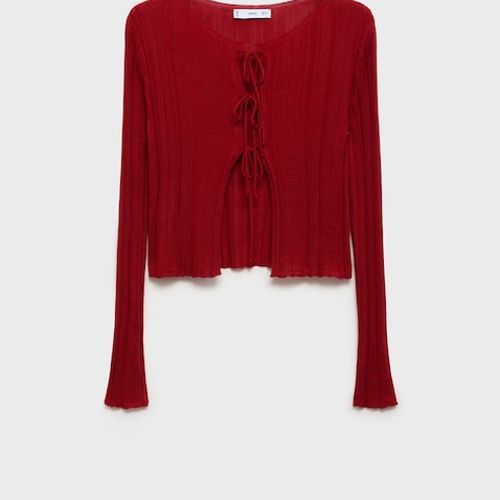 Cardigan Maille Nœuds