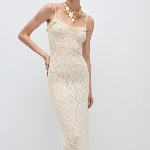 Robe Maille Détails Ajourés