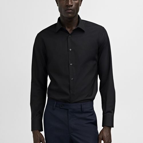 Chemise Costume Slim fit Popeline Coton