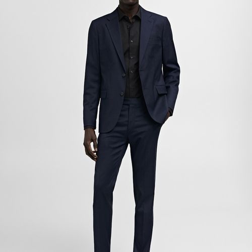 Chemise Costume Slim fit Popeline Coton