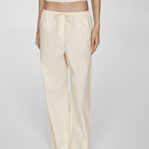 Pantalon Wide Leg Coton